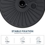 22L Outdoor Water-Filled Umbrella Base Stand