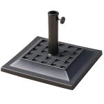 Patio Market Umbrella Base Stand with Decorative Pattern