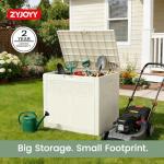 Weatherproof 33 Gallon Outdoor Storage Box