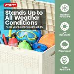 Weatherproof 33 Gallon Outdoor Storage Box