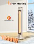 VAGKRI Infrared Patio Heater with Remote Control