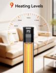 VAGKRI Infrared Patio Heater with Remote Control