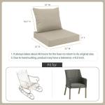 Favoyard Waterproof Patio Seat Cushion Set 22x22