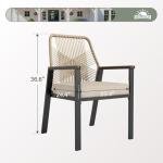 Sunshine Valley Heavy-Duty Patio Dining Chair Set