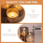 Eywamage Flameless LED Pillar Candles with Remote