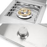 Stainless Steel Built-in Side Burner for Outdoor Kitchens