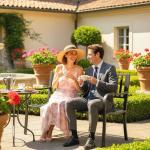 50" Metal Outdoor Garden Bench, Slatted Seat