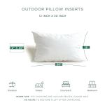 Codi 12x20 Outdoor Lumbar Pillow Inserts - Set of 2