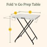 Cuisinart Portable Outdoor Prep Table & Grill Stand