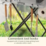 Cuisinart Portable Outdoor Prep Table & Grill Stand