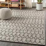 Moroccan Geometric Indoor Outdoor Area Rug - 8x10
