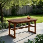 Maui 78-Inch Acacia Wood Patio Dining Table