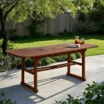 Maui 78-Inch Acacia Wood Patio Dining Table
