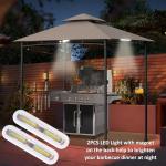 5x8 Cream Grill Gazebo Canopy for Patio