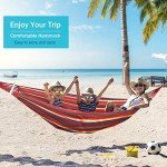 Sturdy 550lb Canvas Camping Hammock with Straps