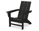 Black Modern Adirondack Chair by POLYWOOD