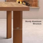 11-Piece Outdoor Dining Set with Metal Table & Rattan Chairs