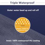 Blue Outdoor Patio Chair Cushions – Set of 2