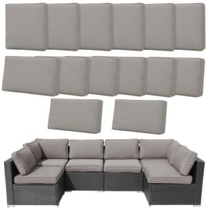 14-Piece Outdoor Sofa Cushion Cover Set