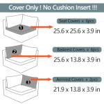14-Piece Outdoor Sofa Cushion Cover Set