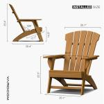 Extra Tall Adirondack Chair for Patio Comfort