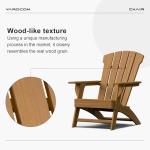 Extra Tall Adirondack Chair for Patio Comfort
