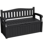 Greesum 70 Gallon Outdoor Storage Bench - Black