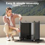 28" Xbeauty Propane Fire Pit Table for Outdoors