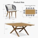 14-Piece Purple Leaf Patio Dining Set with Cushions