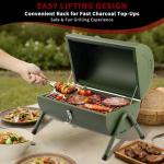 Compact Charcoal Grill for Outdoor BBQ Fun