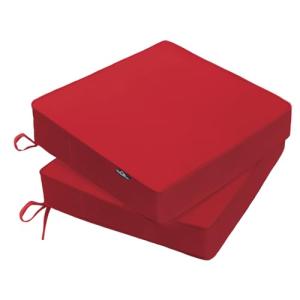 PatioGlow Waterproof Outdoor Chair Cushions - Set of 2