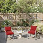 PatioGlow Waterproof Outdoor Chair Cushions - Set of 2