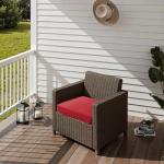 PatioGlow Waterproof Outdoor Chair Cushions - Set of 2