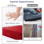 PatioGlow Waterproof Outdoor Chair Cushions - Set of 2