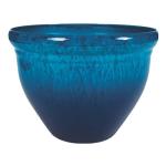 Admiral Blue 16" Decorative Round Planter Pot