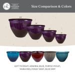 Admiral Blue 16" Decorative Round Planter Pot