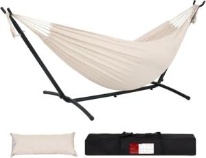 Lazy Daze Double Hammock with Steel Stand