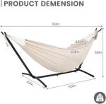Lazy Daze Double Hammock with Steel Stand
