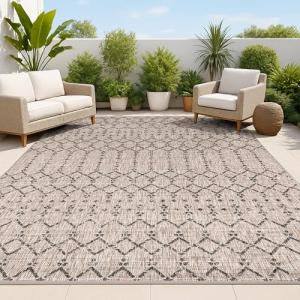 Ourika Geometric Indoor Outdoor Area Rug 8x10