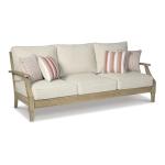 Ashley Clare View Outdoor Eucalyptus Sofa with Cushions