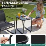 3-Piece Rocking Bistro Patio Furniture Set