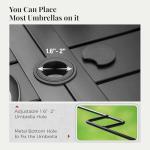 MIXPATIO 6-Piece Patio Dining Table and Chairs Set