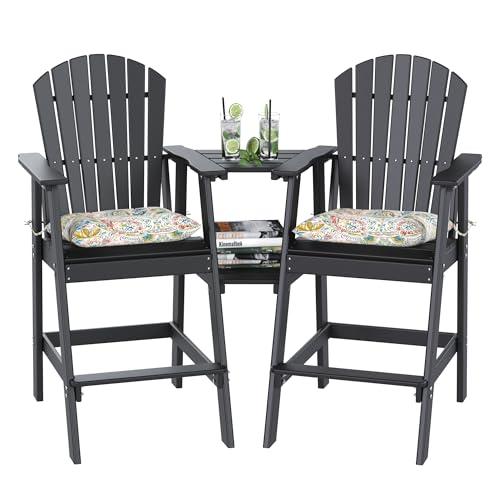 Tall Adirondack Chairs Set with Pub Table