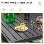 MFSTUDIO 36” Outdoor Counter Height Bar Table