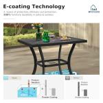 MFSTUDIO 36” Outdoor Counter Height Bar Table