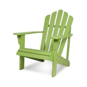 Lime Green Adirondack Chair for Outdoor Relaxation