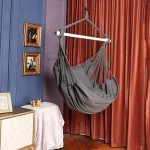 Highwild Hanging Rope Swing Hammock Chair - Grey