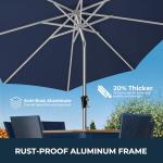 9ft Aluminum Patio Umbrella with UV Protection