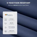 9ft Aluminum Patio Umbrella with UV Protection