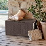 Greesum 100 Gallon Resin Patio Storage Box